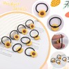 WRBAJIS 8Pcs Sunflower Hair Ties Cute Elastic Flower Hair Bands