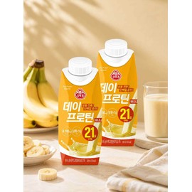 Ottogi 오뚜기 데이프로틴 바나나 250ml 36팩 Ottogi Day Protein Banana 250ml 36 Packs