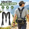 Y-Shaped Adjustable Tool Belt Suspenders for Men, Heavy Duty Work
