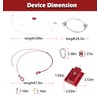 Flat Tow Breakaway Cable System for RV Towing, Ready Stop