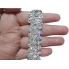 No.1910_Handicraft Sequin Blade with Glitter Silver (Silver) Width 2cm x