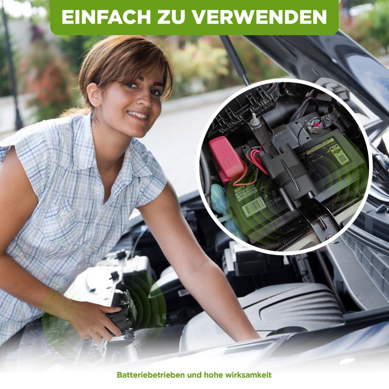 ISOTRONIC Mäuse- & Mardervertreiber mit Tonfrequenzen & Intervallschaltung gegen Gewöhnungseffekt