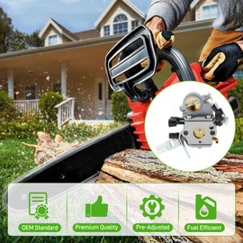 C1Q-S269 Carburetor for Stihl Chainsaws MS211 MS201 MS171 MS181 Replace# 1139 120 0619 1139 1207 100 1139 1200 612, with Air Filter Tune Up Kit