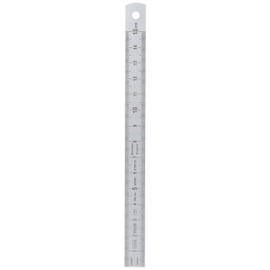 Stainless Steel Ruler 150mm x 13mm x 0.5mm Divided on Both Sides