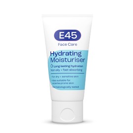 E45 E45 Face Moisturiser – Hydrating Face Cream for Long-Lasting Moisturisation - Lightweight Cream for Dry and Sensitive Skin – Fast-Absorbing and Non-Greasy Formula - Dermatologically Tested - 50ml