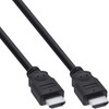 InLine HDMI Cable Male to Male Black, Black 0.5 m