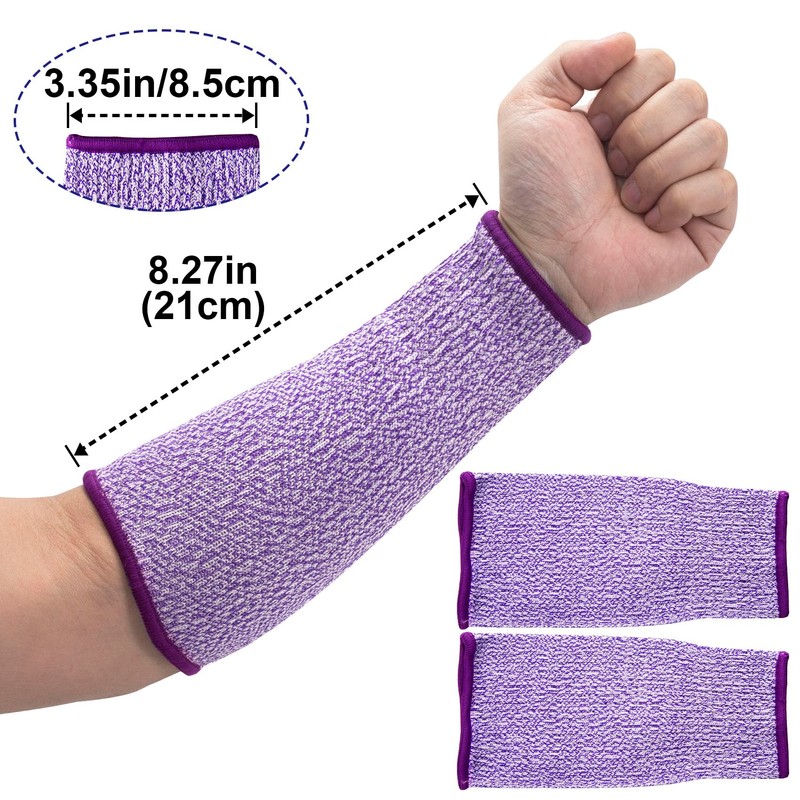 ANCIRS 21cm Cut Resistant Sleeves for Arm Protection, Dog Bite