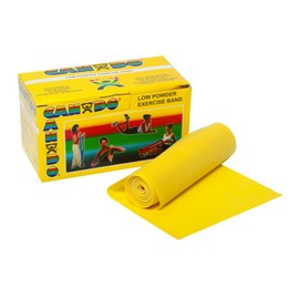 CanDo Training Band / Exercise Band Dispenser Box Length 5.5 m Yellow (Very Light)