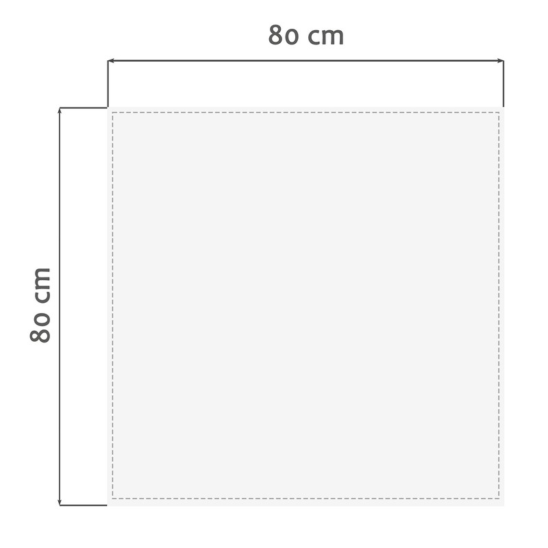 Lashuma Fabric Table Cloth 80 x 80 cm, Washable Table