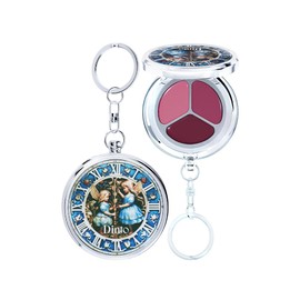 Dinto (Alice Collection) Glowing Time to Kiss & Blush (653 Mute Summer) - 3 in 1, Glossy Lip Palette, Buildable color, Hydrating Melting Cream, Dewy Glassy Glow, Lightweight, Pocket-Sized