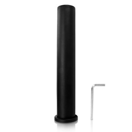 Nylon Olympic Adapter Sleeve, 1.97in Converts 0.98" Standard Weight Plate Posts to 1.97" Olympic Weight Plate Posts, Standard Barbell Bars, Removeable End Cap, with Hex Wrench (303)