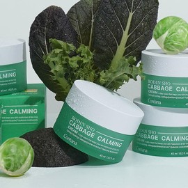 Cavie 캐비지 양배추 수분 진정 크림 45g 1개 Cavi Ji Cabbage Hydrating Soothing Cream 45g