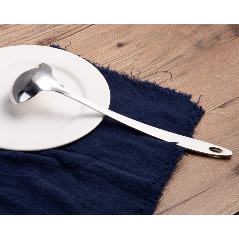 IMEEA Gravy Ladle Sauce Ladle Stainless Steel Sauce Drizzle Spoon