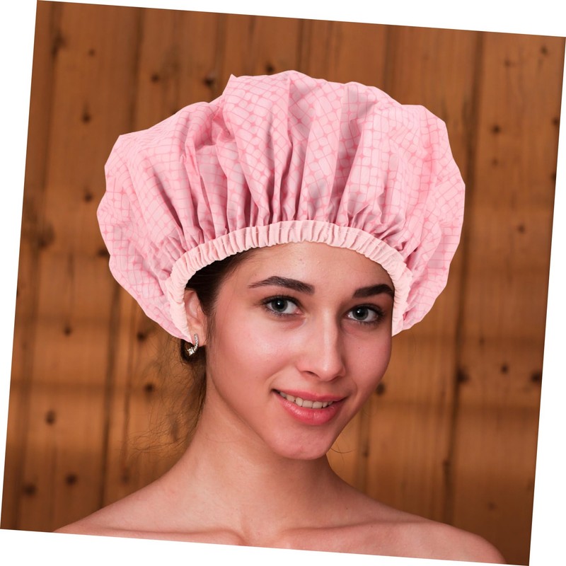 Healeved Hair Mask Cap Processing Caps Eva Pink