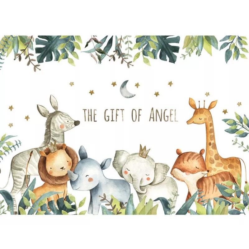 DaraBaby Vinil Decorativo Infantil Animales Selva Habitación Bebé