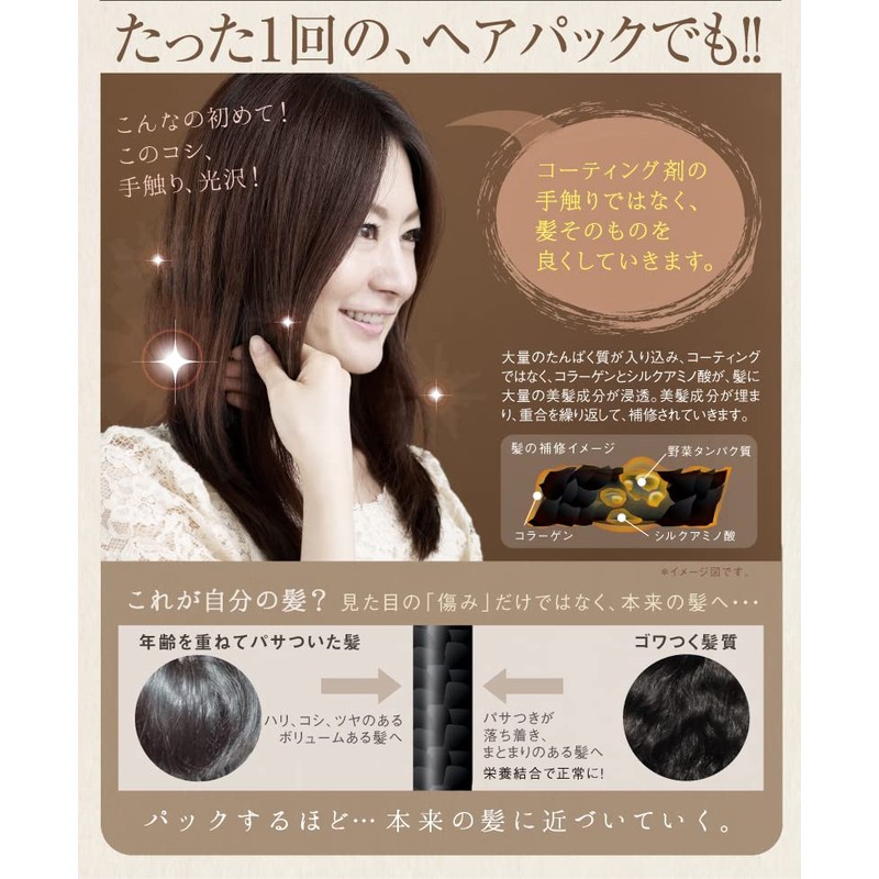 Hair Care Series for Melting Hair (Hair Pack 7.1 oz