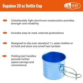 GSI Bugaboo 20 OZ Bottle Cup Blue