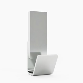 Zen Soul Bath Robe & Towel Hook, Colour: Polished Chrome, Glossy, Design Object, Not Glued, Stable by Screw Connection, Product Made of Metal, High-Gloss Chrome-Plated