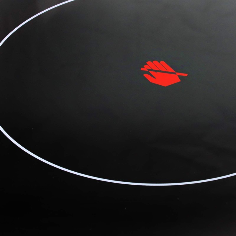 Megachef Ceramic Infrared Double Cooktop, 25 Inch, Black
