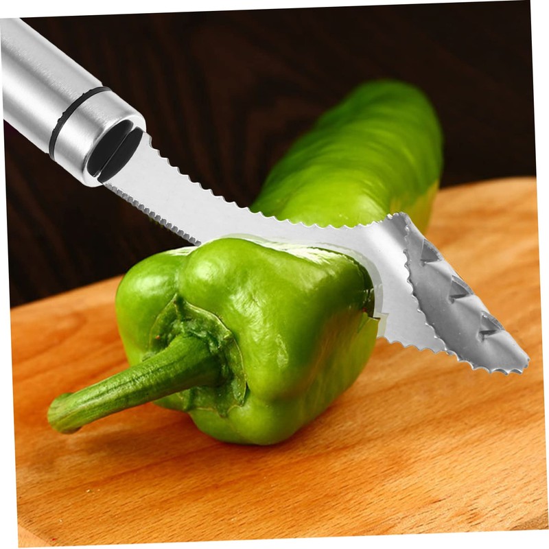 COLLBATH 1pc Chili Corer Tool Efficient Pepper Remover for Kitchen