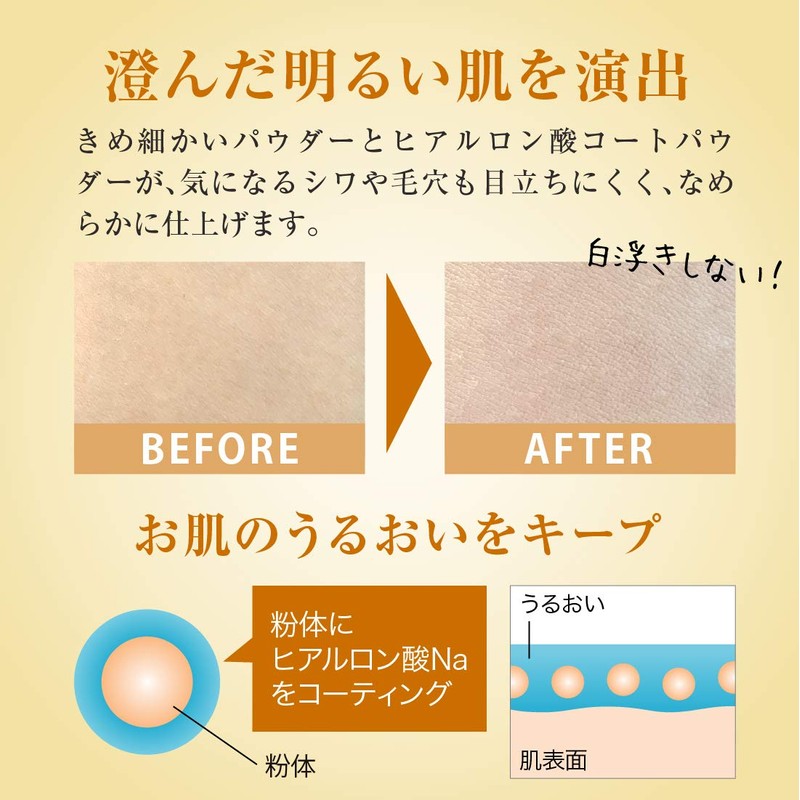 Foundation Whitening Pact C 140 Natural Refill (Powder Foundation Vitamin