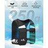 HSYFUNA Running Hydration Vest with 500 ml Water Bottle, Reflective,