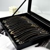 GISK Black 20 Hooks Necklace Organizer Box,Velvet Necklace Tray with