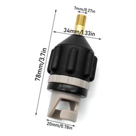 YapitHome Sup Pump Adapter Inflatable Pump Adaptors Multifunctional Valve Adapter with 4 Standards Conventional Air Valve Attachment for Inflatable Boat,Stand Up Paddling Board ect