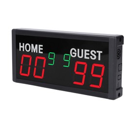 Portable Electronic Scoreboard, LED Digital Score Keeper with Remote, 1.8in Display, Score Keeper for Baseball, Tennis, Volleyball
