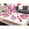 Toyland® Pack of 10 - Disposable Union Jack Paper Bowls