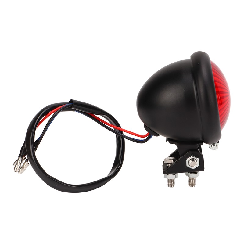 Motorcycle Retro Round LED Taillight Brake Running Light Universal for