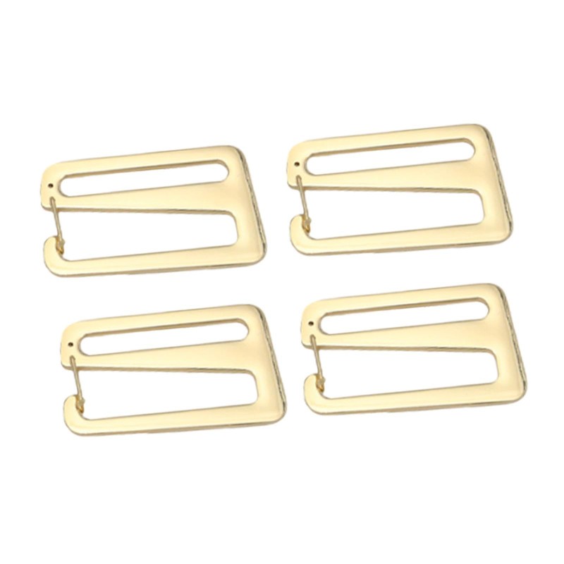 Vaveren 4 Pieces Strap Belt Buckle with Open Lock Webbing