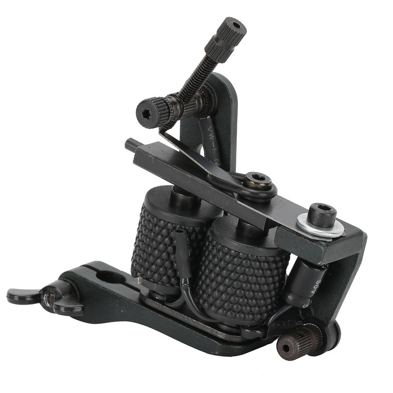 Coil Tattoo Machine Chrysanthemum Pattern Liner Shader Tattoo Gun for