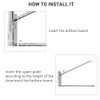 12 Pack Clear Shoe Slots Organizer - Adjustable Height 3.7''to