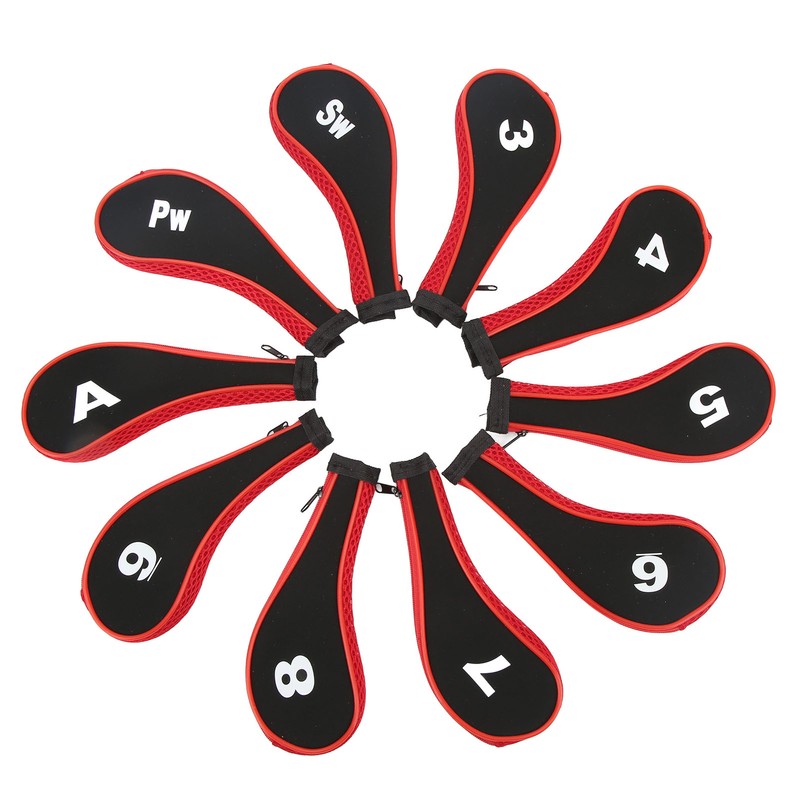 10Pcs Golf Club Head Cover Neoprene Golf Head Cover for