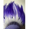 Pretty-Plumes Purple Beaded Feather Pinwheel Bridal Costume Fascinator Hat Hair
