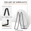 TR-LIFE 4 Pack 12 Inch Large Plate Stands/holder for Display