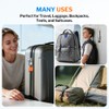 Forge TSA Approved Luggage Locks Ultra-Secure Dimple Key Cable Locks