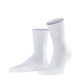 FALKE Unisex-Adult Run Socks, Cotton, White (White 2000), US 16-17 (EU 51-52 Ι UK 15-16), 1 Pair