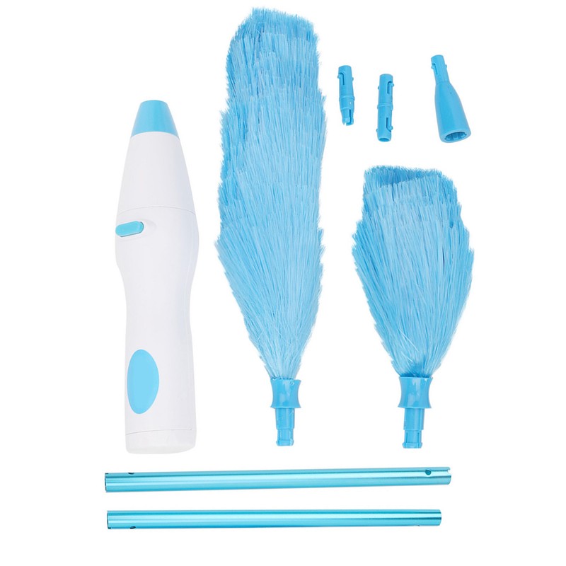 180° Bendable Electric Feather Duster Window Blinds Furniture Cleaning Tool