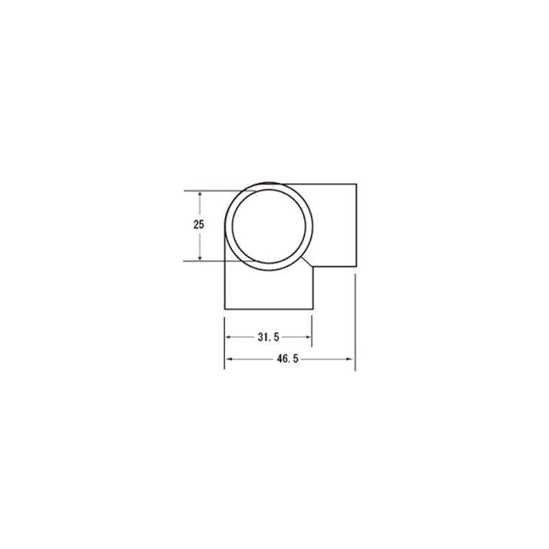 High Logic 37046 Sampo 1.0 inch (25 mm) Stainless Steel