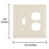 Henne Bery Modern Edge Decorative Wall Plate Switch Plate Outlet
