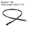 sourcing map 10 NTC Thermistor Probe 7.9 Inch Epoxy Sensitive