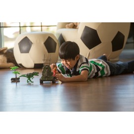 Wild Republic E-Team X T-Rex Playset, Dinosaur Figurine Action Figure, Animal, Vehicle, Accessories, Gifts for Kids, Multicolor