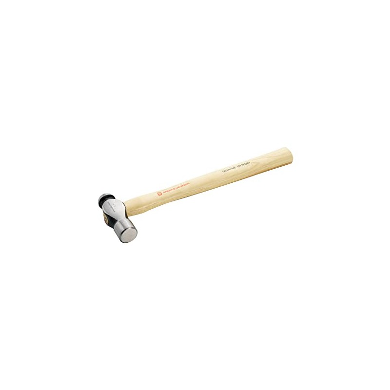 Spear & Jackson SJ-BPH16 Ballpein Hickory Hammer, Blue, 16 oz.