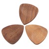 Wood Guitar Pick Holder Set 3 Pcs Wooden Guitar Picks