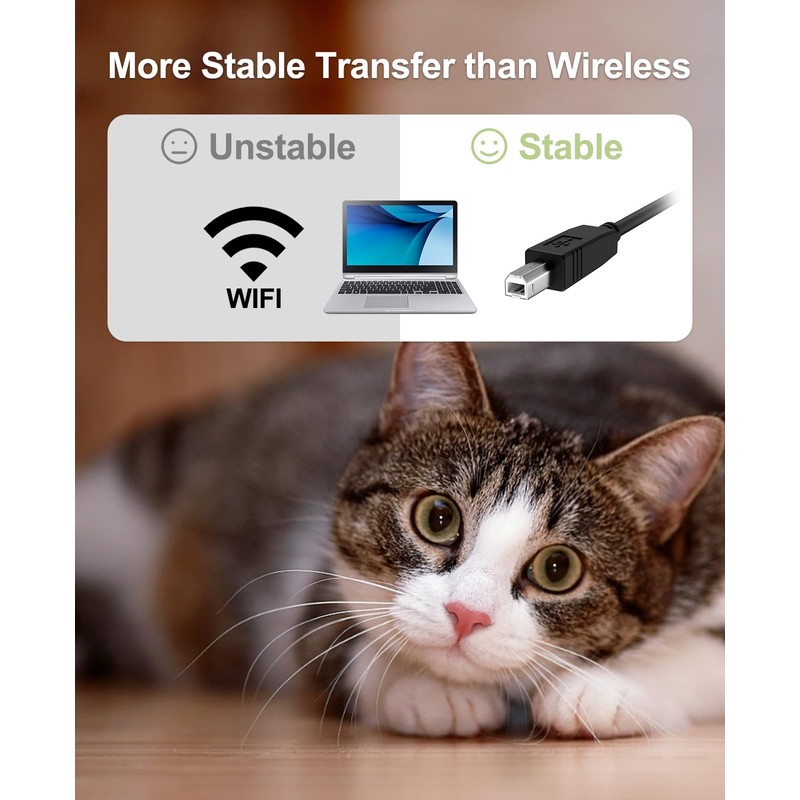 Tomatosd 6.6ft USB PC Cable Compatible with Native Instruments Traktor