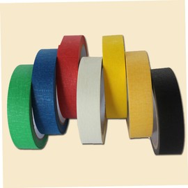 Operitacx Long Lasting Sticky Textured Masking Tape 24mm x 20m Mark Tape for Easy Paint Edging for Trim Shading and