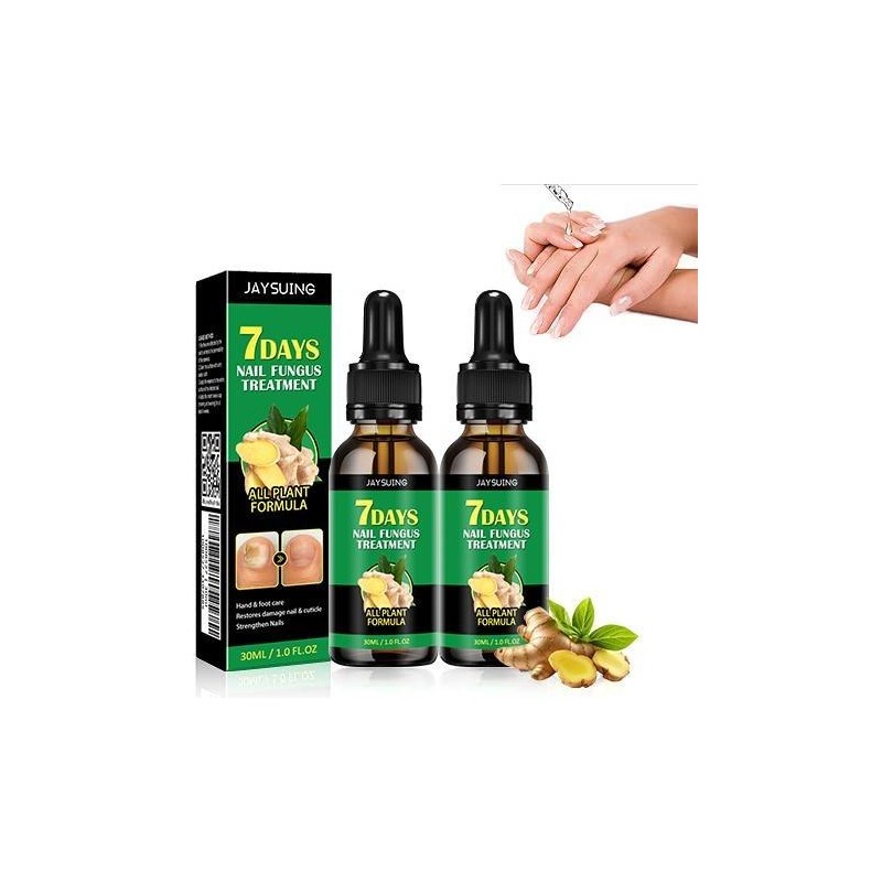 JAYSUING 【Buy 1 Get 1 Free】JAYSUING Ginger Nail CareSerum, Moisturizes,