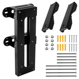 TRUCFUSION Chainsaw Mount for Tractor, 16.5in Chainsaw Carrier Kit Installed On Round/Square Pipes, Heavy Duty Tractor Chainsaw Holder for ATVs, UTVs(Can be Mounted on The ROPS)